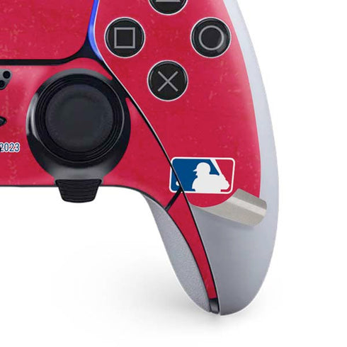 MLB Philadelphia Phillies - Solid Distressed PS5 DualSense Edge Pro Controller Skin