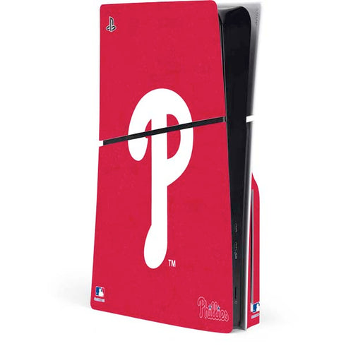 MLB Philadelphia Phillies - Solid Distressed PlayStation PS5 Skins