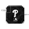 MLB Philadelphia Phillies Dark Wash 85W Power Adapter (15 and 17 inch MacBook Pro Charger) Skin