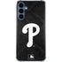 MLB Philadelphia Phillies Dark Wash Galaxy A55 5G Clear Case