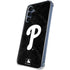 MLB Philadelphia Phillies Dark Wash Galaxy A55 5G Clear Case