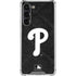 MLB Philadelphia Phillies Dark Wash Galaxy S24 FE Clear Case