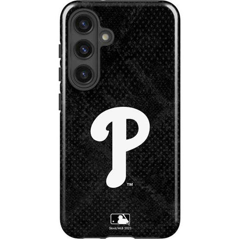 MLB Philadelphia Phillies Dark Wash Galaxy S25 Impact Case