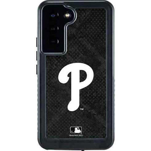 MLB Philadelphia Phillies Dark Wash Galaxy S24 Plus Waterproof Case