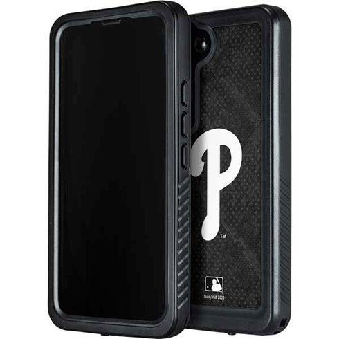 MLB Philadelphia Phillies Dark Wash Galaxy S24 Plus Waterproof Case