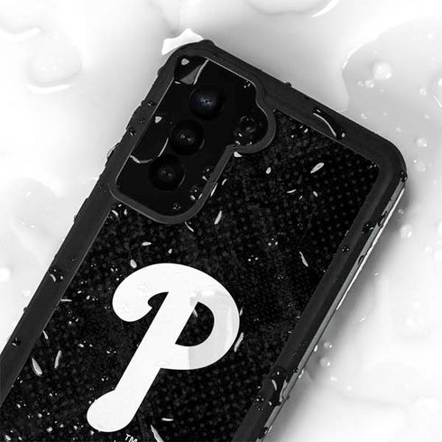 MLB Philadelphia Phillies Dark Wash Galaxy S24 Plus Waterproof Case