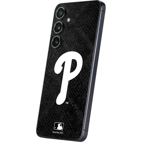 MLB Philadelphia Phillies Dark Wash Galaxy S24 Skin
