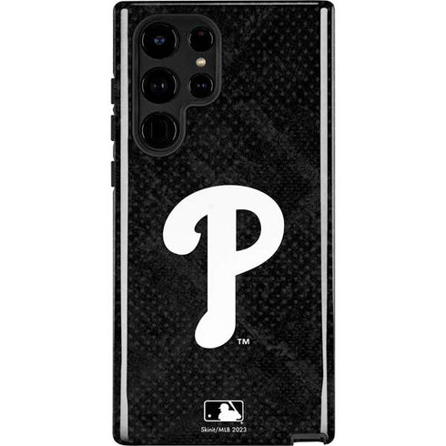 MLB Philadelphia Phillies Dark Wash Galaxy S25 Ultra Impact Case