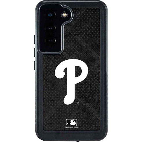 MLB Philadelphia Phillies Dark Wash Galaxy S24 Waterproof Case
