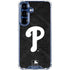 MLB Philadelphia Phillies Dark Wash Galaxy S25 FE Clear Case