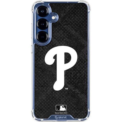 MLB Philadelphia Phillies Dark Wash Galaxy S25 Plus Clear Case
