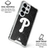 MLB Philadelphia Phillies Dark Wash Galaxy S25 Ultra Clear Case