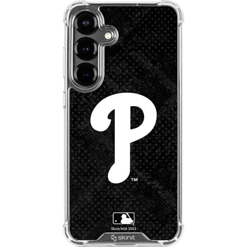 MLB Philadelphia Phillies Dark Wash Galaxy S26 Plus Clear Case