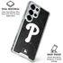 MLB Philadelphia Phillies Dark Wash Galaxy S26 Ultra Clear Case