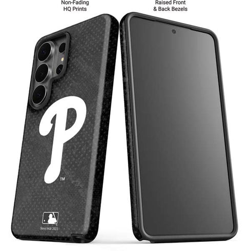 MLB Philadelphia Phillies Dark Wash Galaxy S26 Ultra Impact Case