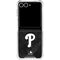 MLB Philadelphia Phillies Dark Wash Galaxy Z Flip7 Clear Case