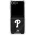 MLB Philadelphia Phillies Dark Wash Galaxy Z Flip7 Clear Case