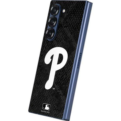 MLB Philadelphia Phillies Dark Wash Galaxy Z Fold6 Skin