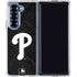 MLB Philadelphia Phillies Dark Wash Galaxy Z Fold7 Clear Case