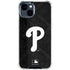 MLB Philadelphia Phillies Dark Wash iPhone 15 Clear Case