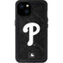 MLB Philadelphia Phillies Dark Wash iPhone 15 Plus Waterproof Case