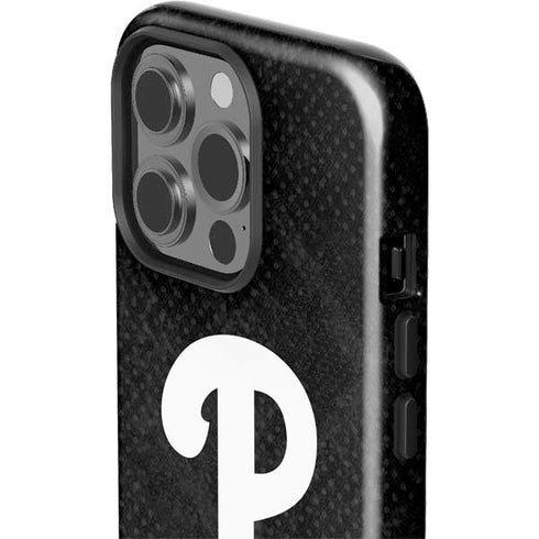MLB Philadelphia Phillies Dark Wash iPhone 15 Pro Impact Case