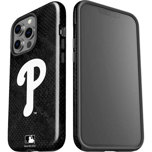 MLB Philadelphia Phillies Dark Wash iPhone 15 Pro Impact Case