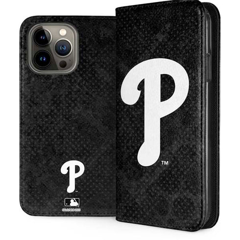 MLB Philadelphia Phillies Dark Wash iPhone Cases