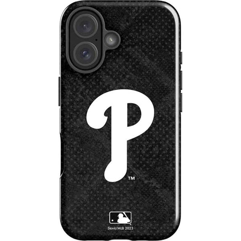 MLB Philadelphia Phillies Dark Wash iPhone 16 Impact Case