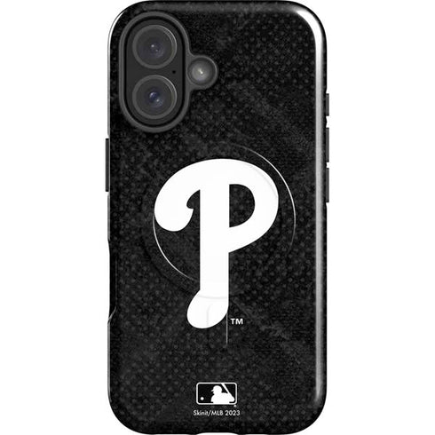 MLB Philadelphia Phillies Dark Wash iPhone 16 Plus Magsafe Impact Case
