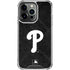 MLB Philadelphia Phillies Dark Wash iPhone 16 Pro Clear Case