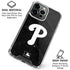 MLB Philadelphia Phillies Dark Wash iPhone 16 Pro Max Clear Case