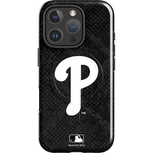 MLB Philadelphia Phillies Dark Wash iPhone 16 Pro Max Magsafe Impact Case