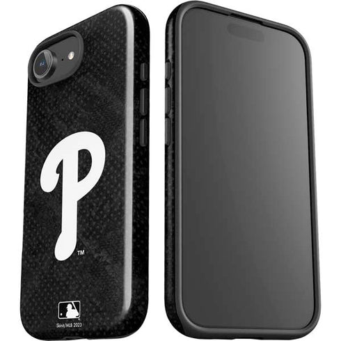 MLB Philadelphia Phillies Dark Wash iPhone 16e Impact Case