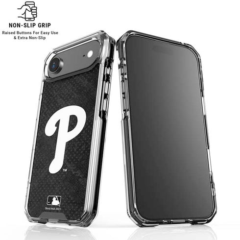 MLB Philadelphia Phillies Dark Wash iPhone 17 Air Clear Case