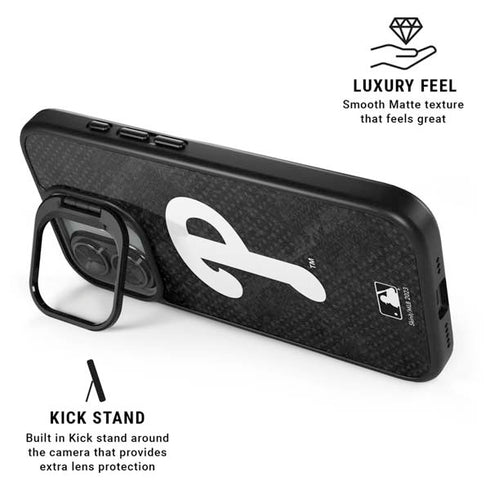 MLB Philadelphia Phillies Dark Wash iPhone 17 Kickstand Case
