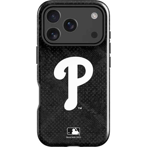 MLB Philadelphia Phillies Dark Wash iPhone 17 Pro Impact Case