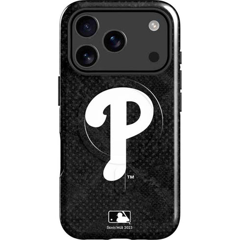 MLB Philadelphia Phillies Dark Wash iPhone 17 Pro Magsafe Impact Case
