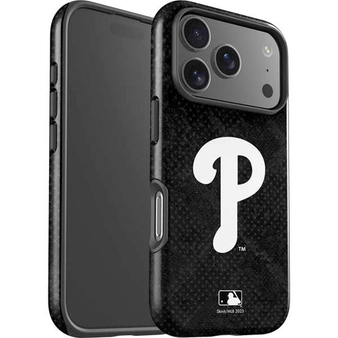 MLB Philadelphia Phillies Dark Wash iPhone 17 Pro Max Impact Case
