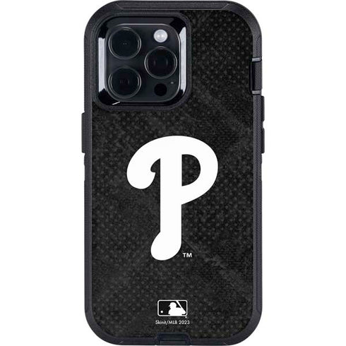 MLB Philadelphia Phillies Dark Wash Otterbox Defender iPhone Skin