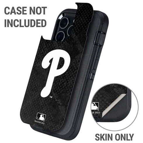 MLB Philadelphia Phillies Dark Wash Otterbox Defender iPhone Skin