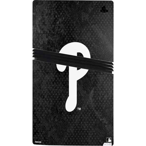 MLB Philadelphia Phillies Dark Wash PS5 Pro Console Skin
