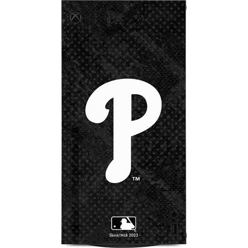 MLB Philadelphia Phillies Dark Wash XBox Series X Digital Edition Console Skin