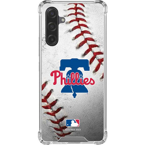 MLB Philadelphia Phillies Game Ball Galaxy A17 Clear Case