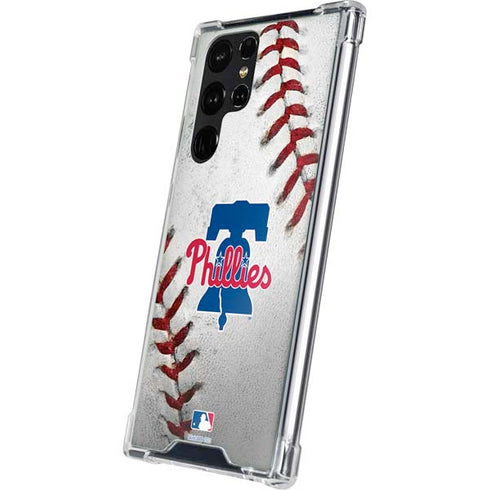 MLB Philadelphia Phillies Game Ball Galaxy S23 Ultra Clear Case
