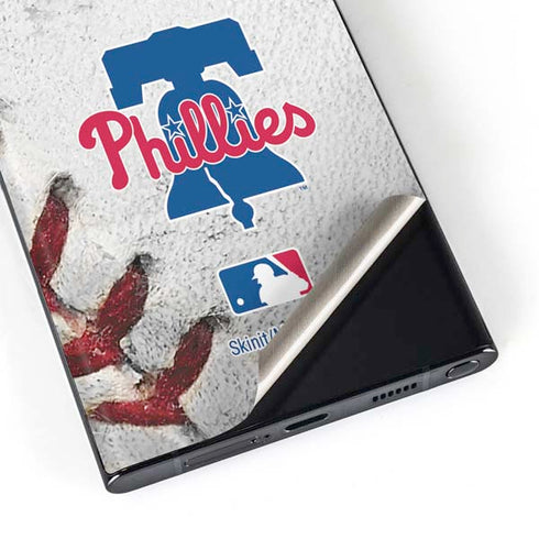 MLB Philadelphia Phillies Game Ball Galaxy Skins