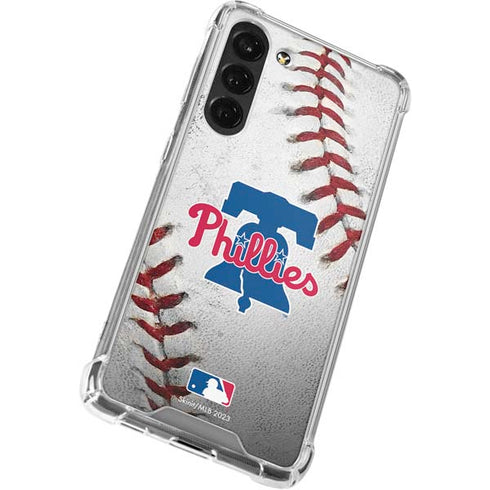 MLB Philadelphia Phillies Game Ball Galaxy S24 FE Clear Case