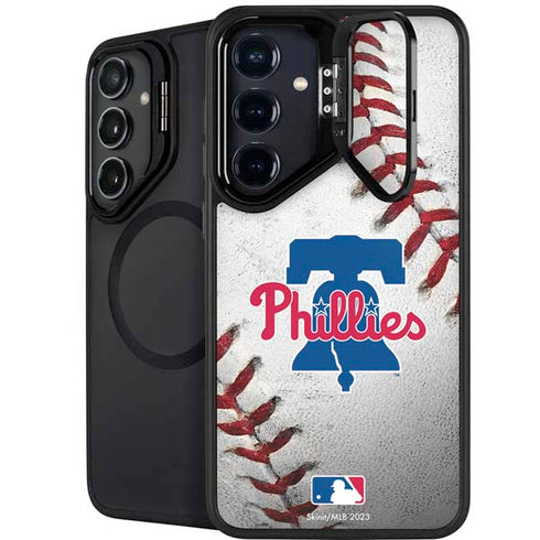 MLB Philadelphia Phillies Game Ball Galaxy S25 Kickstand Case