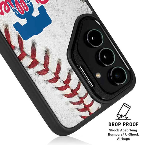 MLB Philadelphia Phillies Game Ball Galaxy S25 Kickstand Case