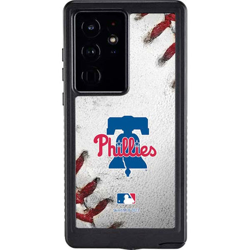MLB Philadelphia Phillies Game Ball Galaxy S24 Ultra Waterproof Case